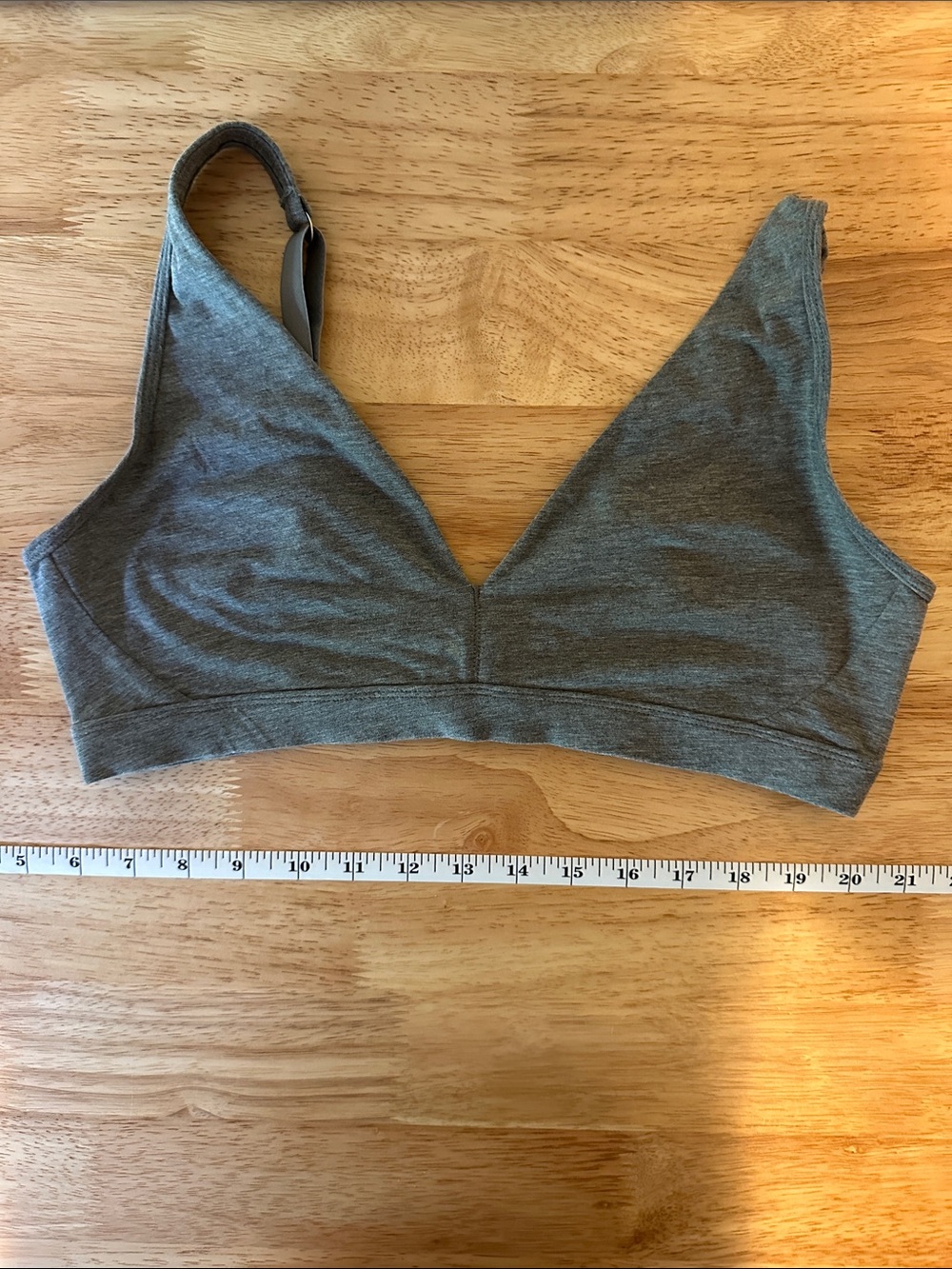 Seamless Wireless Bralette in Heather Gray